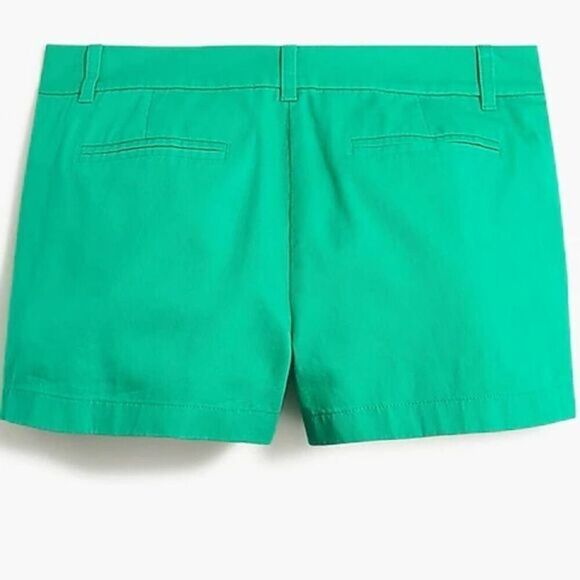 J Crew Women's‎ 3.5" Chino Short Classic 100% Cotton Beach Green - Picture 2 of 8